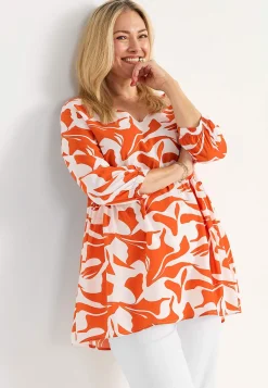 Tunika med 3/4 ærme