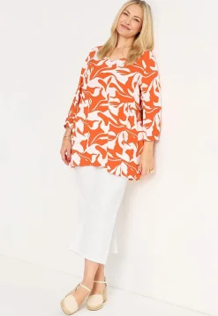 Tunika med 3/4 ærme