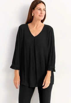 Tunika med crepe kvalitet