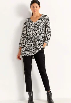 Tunika med crepe kvalitet