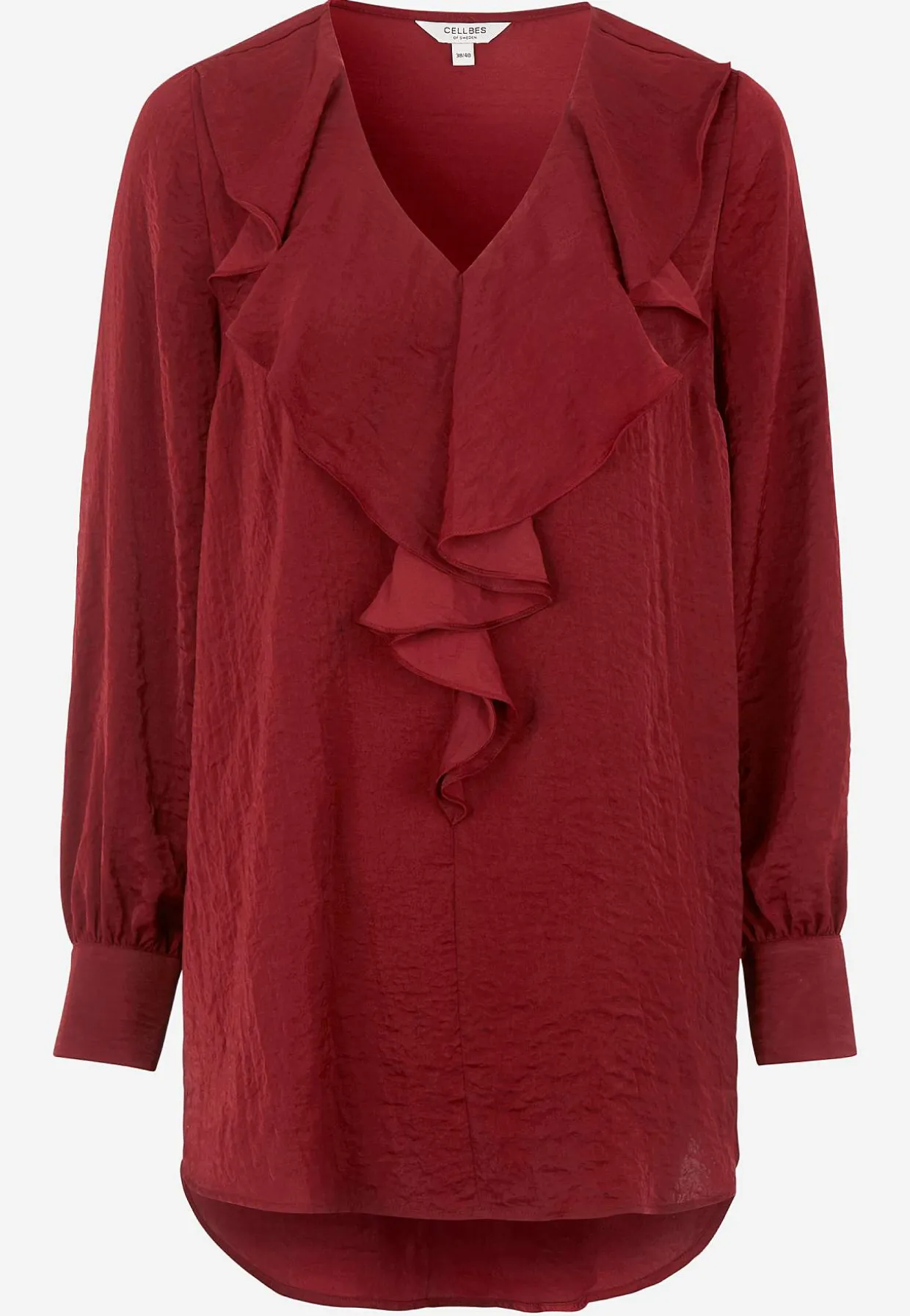 Tunika med flæsekrave