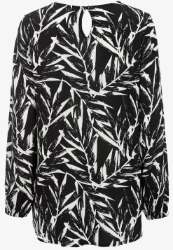 Tunika med strukturvævet stof