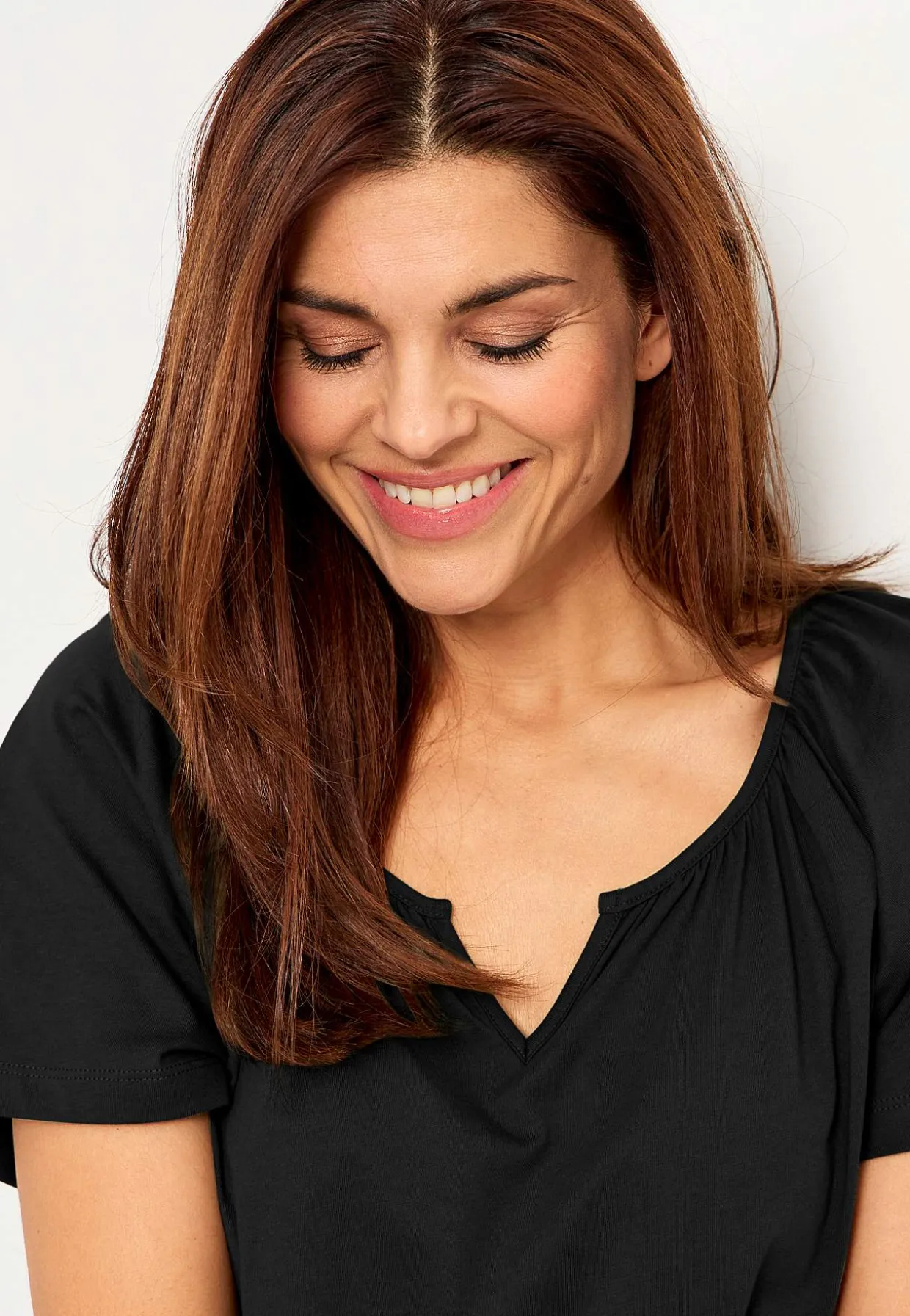 Tunika med volant nederst