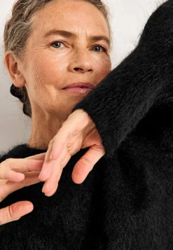 Tunika Premium i mohair- og uldblanding