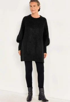 Tunika Premium i mohair- og uldblanding