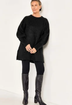 Tunika Premium i mohair- og uldblanding