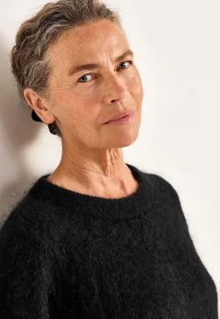 Tunika Premium i mohair- og uldblanding