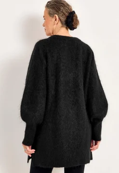 Tunika Premium i mohair- og uldblanding