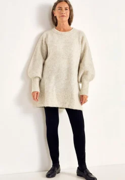 Tunika Premium i mohair- og uldblanding