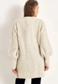 Tunika Premium i mohair- og uldblanding