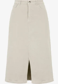 Twillkjole med slids