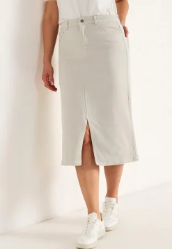 Twillkjole med slids