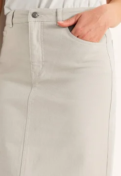 Twillkjole med slids