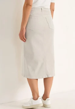 Twillkjole med slids