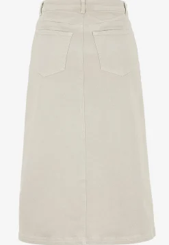 Twillkjole med slids