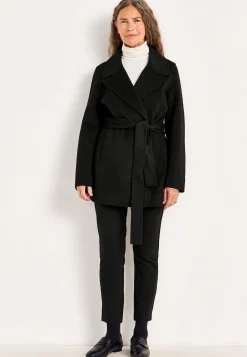 Uldfrakke Premium med bæltespænde