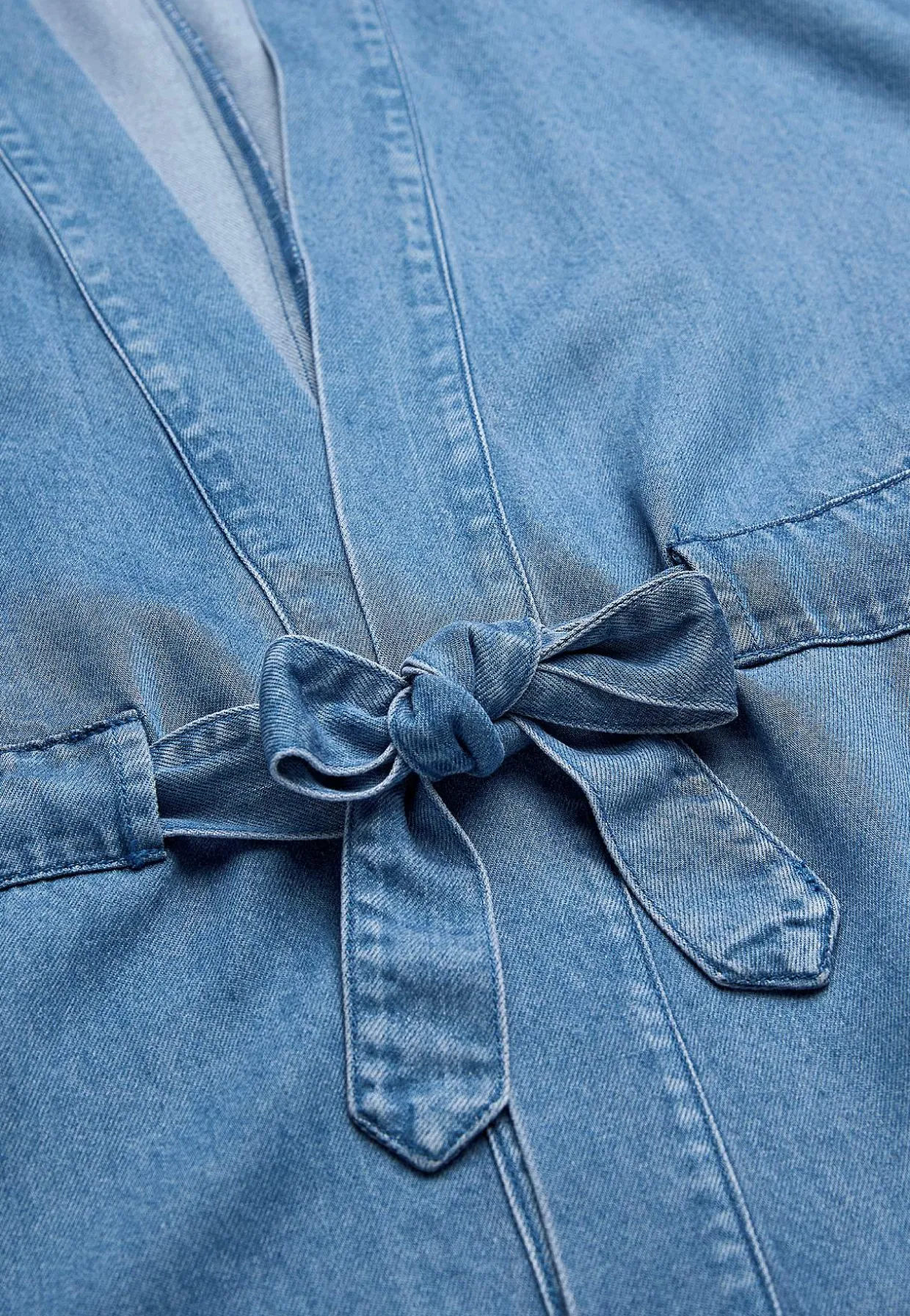 Ultrablød Premium kimonojakke i denim | Cellbes