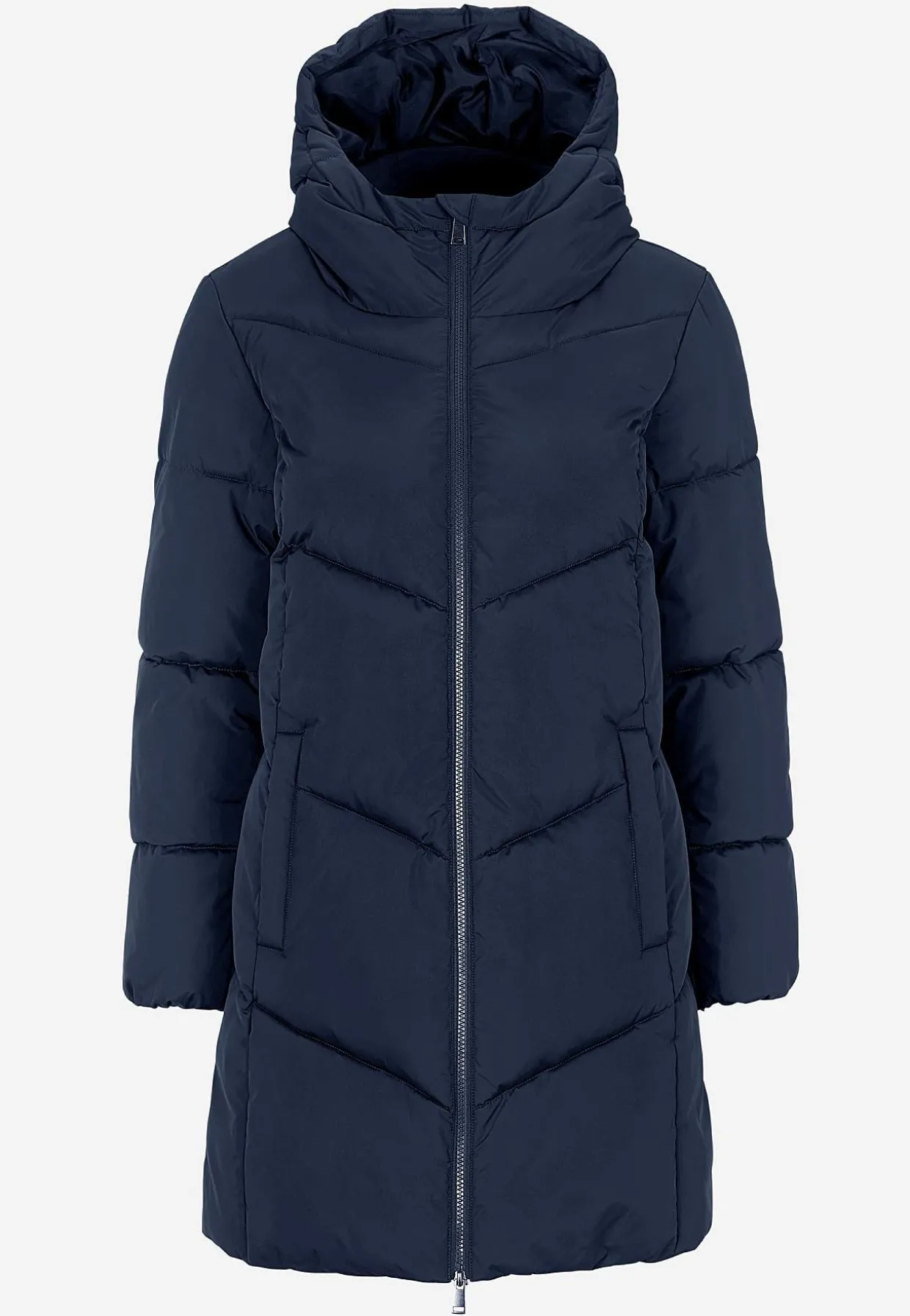 Varm jakke med luftig polstring