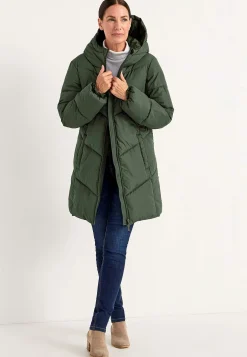 Varm jakke med luftig polstring