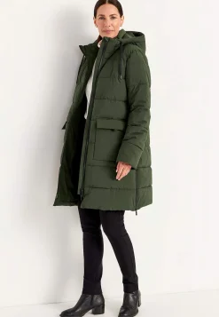 Varm jakke med sidelynlåse nederst