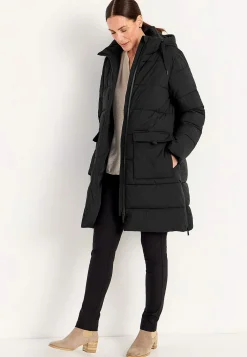 Varm jakke med sidelynlåse nederst