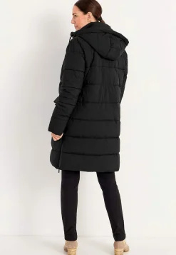 Varm jakke med sidelynlåse nederst