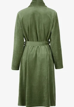 Velour morgenkåbe