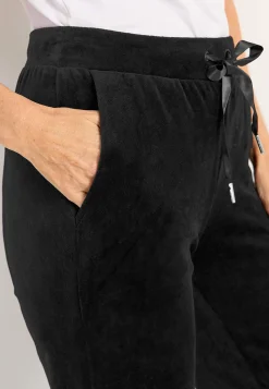 Velourbukser med ribkant Wilma