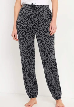 Velourbukser med ribkant Wilma