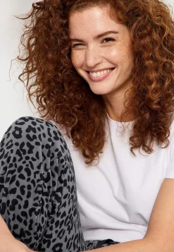 Velourbukser med ribkant Wilma