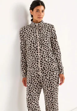 Velourjakke med lynlås Wilma