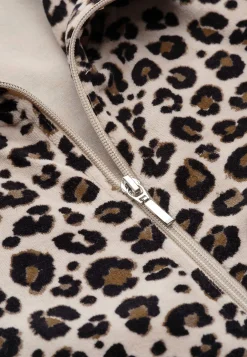 Velourjakke med lynlås Wilma