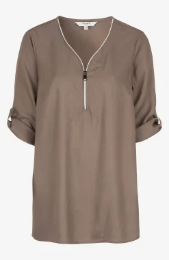 V-halset tunika i to længder | Cellbes