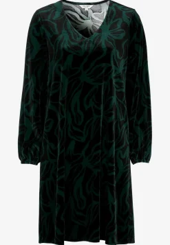 V-udskåret fløjlskjole