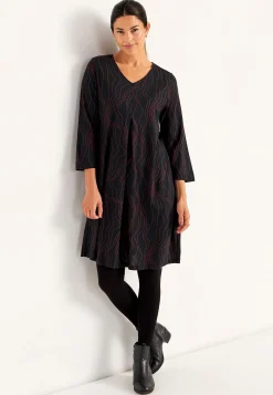 V-udskåret jerseykjole | Cellbes