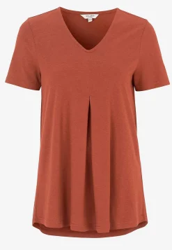 V-udskåret jerseytop