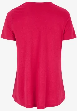 V-udskåret jerseytop