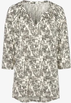 V-udskåret jerseytunika