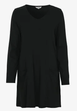 V-udskåret jerseytunika med lommer | Cellbes