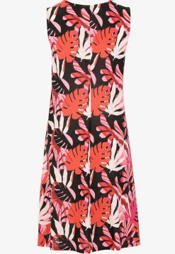 V-udskåret, ærmeløs jerseykjole