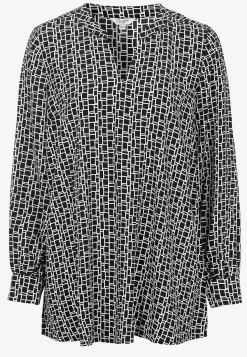 V-udskåret, vævet tunika