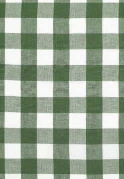 Vævede, ternede panelgardiner 2-pack