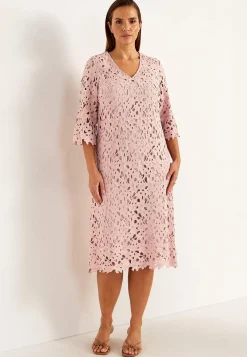 Vævet blondekjole | Cellbes