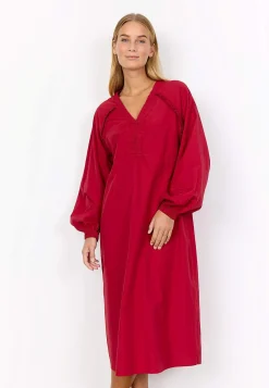 Vævet kjole i poplin | Cellbes