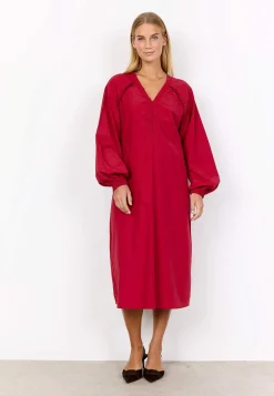 Vævet kjole i poplin | Cellbes