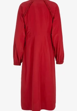 Vævet kjole i poplin | Cellbes