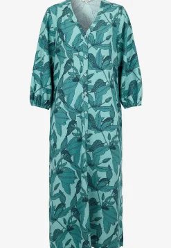 Vævet kjole med lommer