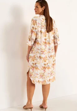 Vævet kjole med lommer