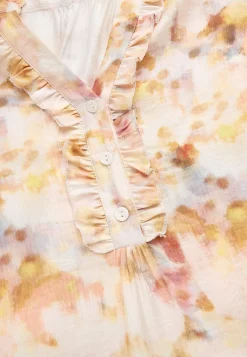 Vævet kjole med lommer