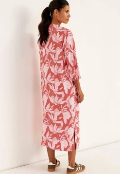 Vævet kjole med lommer